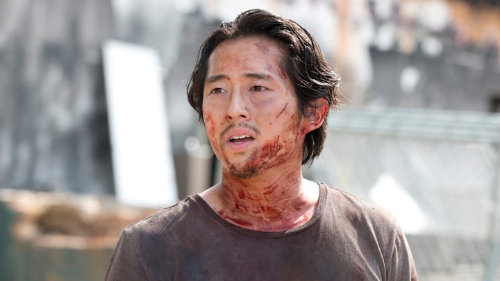 Steven Yeun as Glenn Rhee - The Walking Dead _ Season 6, Episode 7 - Photo Credit: Gene Page/AMC