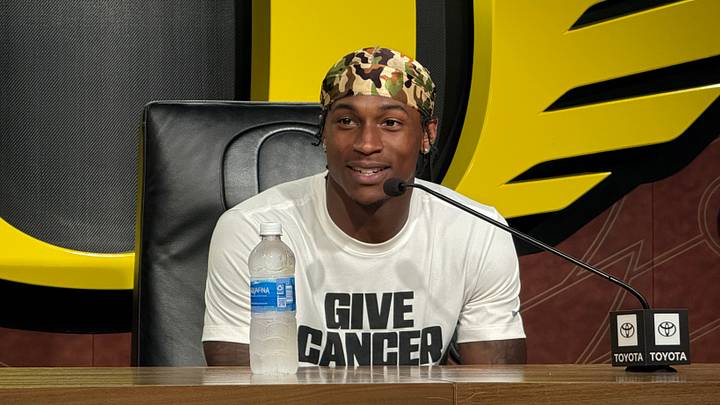 Oregon Wide Receiver Evan Stewart Oregon Wide Receiver Evan Stewart