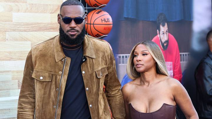 LeBron James and his wife, Savannah James.