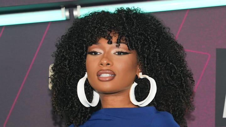 Megan Thee Stallion arrives for the CMT Awards