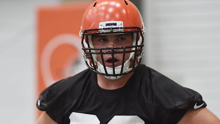 Former Cleveland Browns second-round draft pick Austin Corbett