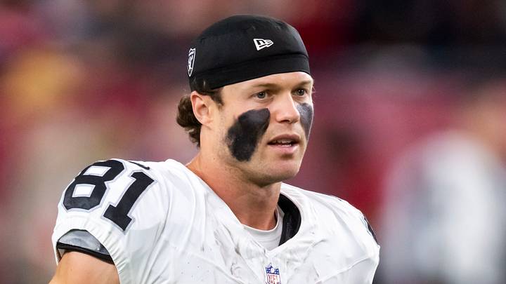 Las Vegas Raiders wide receiver Alex Bachman..
