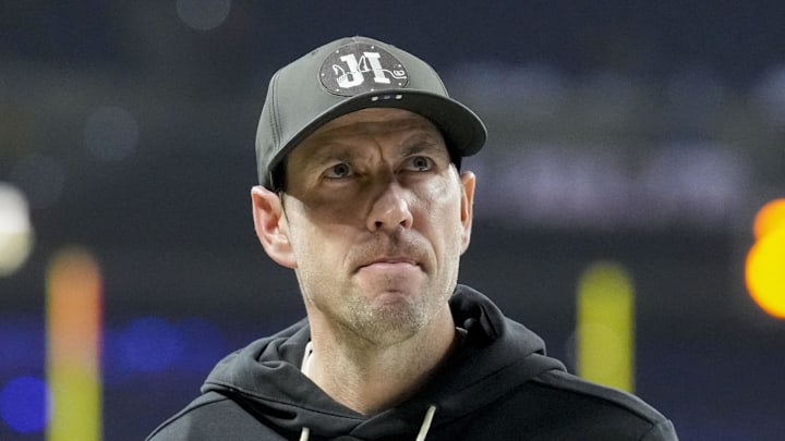 Indianapolis Colts head coach Shane Steichen walks off the field Indianapolis Colts head coach Shane Steichen walks off the field