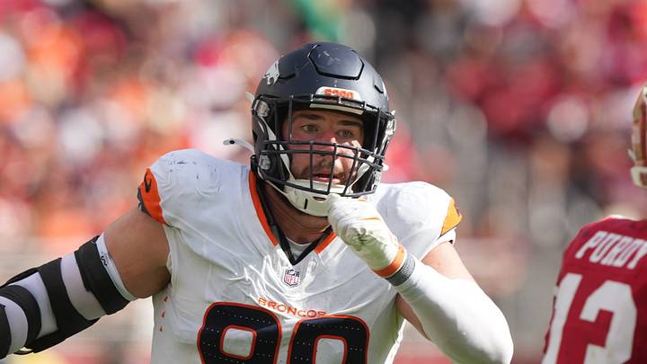 Denver Broncos defensive end Zach Allen
