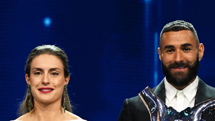 Alexia Putellas e Karim Benzema, vencedores da Bola de Ouro 2022