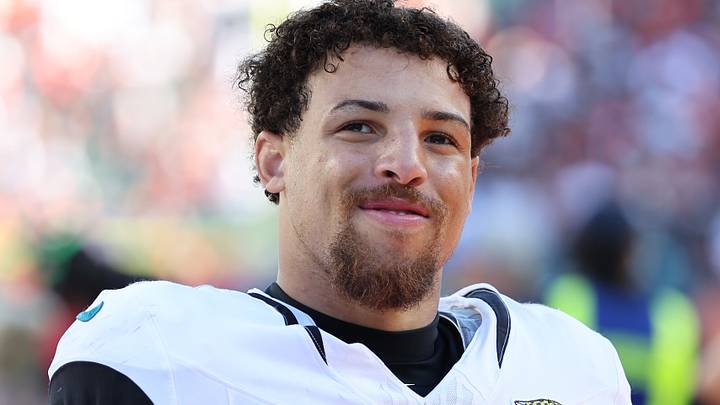Oct 4, 2026; Cincinnati, Ohio, USA;  Jacksonville Jaguars wide receiver Parker Washington (11) reacts after the game against the Cincinnati Bengals at Paycor Stadium. 