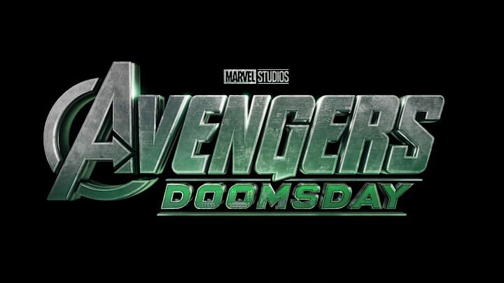 The official logo for Marvel Studios' Avengers: Doomsday. The official logo for Marvel Studios' Avengers: Doomsday.