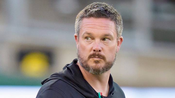 Oregon head coach Dan Lanning takes the field as the Oregon Ducks host the Portland State Vikings on Sept. 18, 2026, at Autzen Stadium in Eugene, Oregon. Oregon head coach Dan Lanning takes the field as the Oregon Ducks host the Portland State Vikings on Sept. 18, 2026, at Autzen Stadium in Eugene, Oregon.