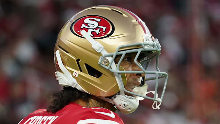 Aug 9, 2025; Santa Clara, California, USA;  San Francisco 49ers wide receiver Robbie Chosen (3) Mandatory Credit: David Gonzales-Imagn Images