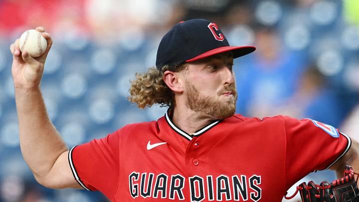 Jun 30, 2026; Cleveland, Ohio, USA; Cleveland Guardians pitcher Tanner Bibee (28) throws a pitch during the first inning against the Texas Rangers at Progressive Field. Mandatory Credit: Ken Blaze-Imagn Images Jun 30, 2026; Cleveland, Ohio, USA; Cleveland Guardians pitcher Tanner Bibee (28) throws a pitch during the first inning against the Texas Rangers at Progressive Field. Mandatory Credit: Ken Blaze-Imagn Images