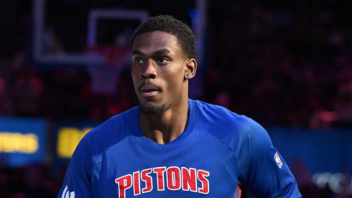 Mar 20, 2026; Detroit, Michigan, USA; Detroit Pistons center Jalen Duren (0) takes the floor during player introductions before their game against the Golden State Warriors at Little Caesars Arena. Mandatory Credit: Lon Horwedel-Imagn Images Mar 20, 2026; Detroit, Michigan, USA; Detroit Pistons center Jalen Duren (0) takes the floor during player introductions before their game against the Golden State Warriors at Little Caesars Arena. Mandatory Credit: Lon Horwedel-Imagn Images