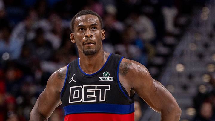 Jan 21, 2026; New Orleans, Louisiana, USA; Detroit Pistons center Jalen Duren (0) reacts to a play against the New Orleans Pelicans during the second half at Smoothie King Center. Mandatory Credit: Stephen Lew-Imagn Images Jan 21, 2026; New Orleans, Louisiana, USA; Detroit Pistons center Jalen Duren (0) reacts to a play against the New Orleans Pelicans during the second half at Smoothie King Center. Mandatory Credit: Stephen Lew-Imagn Images