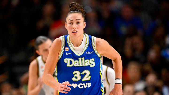 Jul 12, 2026; Dallas, Texas, USA; Dallas Wings forward Jessica Shepard (32) in action during the game between the Wings and the Sky at American Airlines Center. Mandatory Credit: Jerome Miron-Imagn Images Jul 12, 2026; Dallas, Texas, USA; Dallas Wings forward Jessica Shepard (32) in action during the game between the Wings and the Sky at American Airlines Center. Mandatory Credit: Jerome Miron-Imagn Images