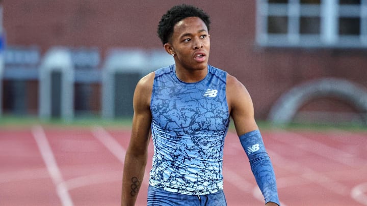 Bullis School senior Quincy Wilson broke the national indoor record in the 500 meters with a time of 60.22. Bullis School senior Quincy Wilson broke the national indoor record in the 500 meters with a time of 60.22.
