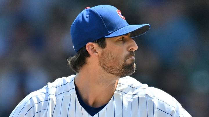 Aug 19, 2026; Chicago, Illinois, USA; Chicago Cubs pitcher Clay Holmes (25) pitches against the Chicago White Sox during the first inning at Wrigley Field. Mandatory Credit: Patrick Gorski-Imagn Images
