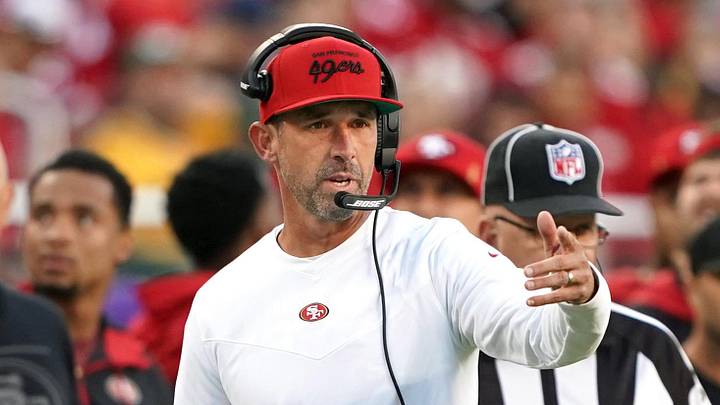 San Francisco 49ers head coach Kyle Shanahan San Francisco 49ers head coach Kyle Shanahan