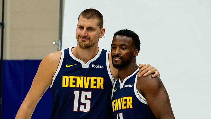 Sep 28, 2026; Denver, CO, USA; Denver Nuggets center Nikola Jokic (15) and Alpha Diallo (11) during media day at Ball Arena. Mandatory Credit: Isaiah J. Downing-Imagn Images Sep 28, 2026; Denver, CO, USA; Denver Nuggets center Nikola Jokic (15) and Alpha Diallo (11) during media day at Ball Arena. Mandatory Credit: Isaiah J. Downing-Imagn Images