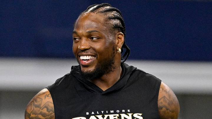 Baltimore Ravens running back Derrick Henry