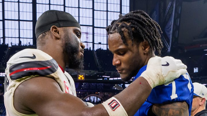 Charvarius Ward of the Indianapolis Colts postgame