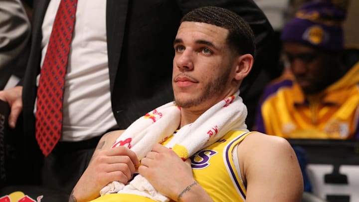 Former Los Angeles Lakers point guard Lonzo Ball 