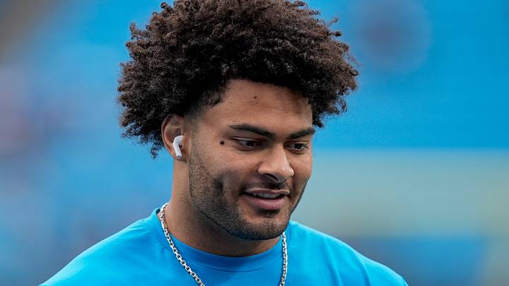 Carolina Panthers tight end Tommy Tremble 