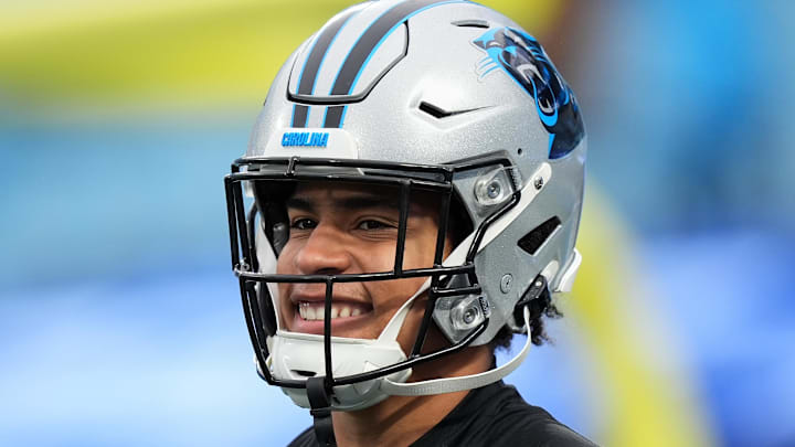 Carolina Panthers wide receiver Jalen Coker 