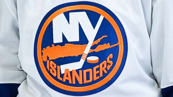 Feb 26, 2026; Montreal, Quebec, CAN; View of a New York Islanders logo on a jersey worn by a member of the team during the third period at Bell Centre. Mandatory Credit: David Kirouac-Imagn Images Feb 26, 2026; Montreal, Quebec, CAN; View of a New York Islanders logo on a jersey worn by a member of the team during the third period at Bell Centre. Mandatory Credit: David Kirouac-Imagn Images