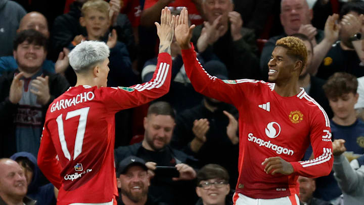 Alejandro Garnacho (left) and Marcus Rashford are both expected to leave Man Utd this summer. Alejandro Garnacho (left) and Marcus Rashford are both expected to leave Man Utd this summer.