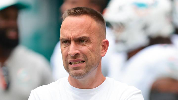 Miami Dolphins head coach Jeff Hafley