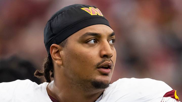 Washington Commanders offensive tackle Brandon Coleman Washington Commanders offensive tackle Brandon Coleman