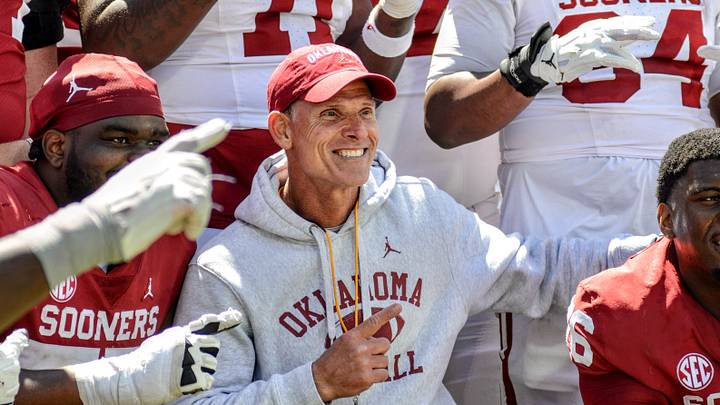 Oklahoma coach Brent Venables Oklahoma coach Brent Venables