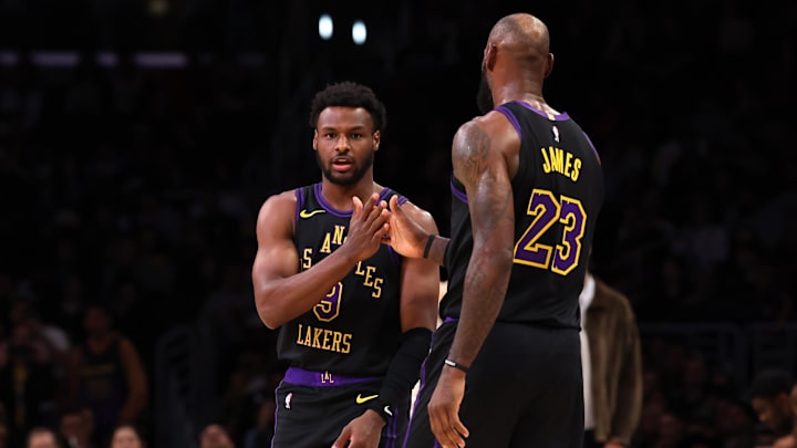 LeBron James and Bronny James have each contributed to the last few Lakers wins. 