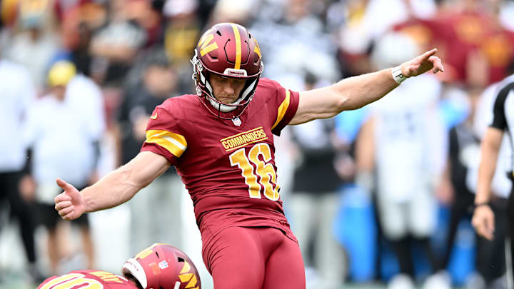 Washington Commanders kicker Matt Gay