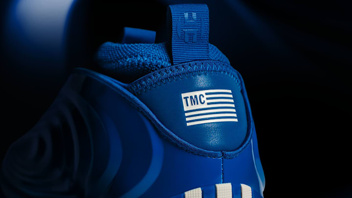 The adidas Harden Vol. 10 "Marathon" colorway.