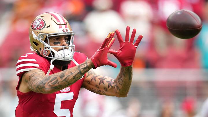 San Francisco 49ers wide receiver Mike Evans (5)