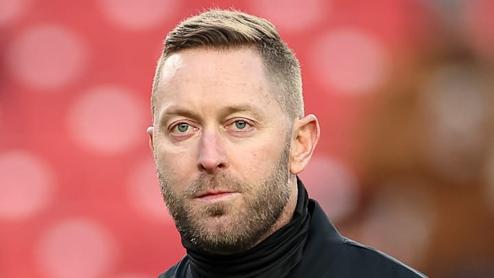 Washington Commanders offensive coordinator Kliff Kingsbury Washington Commanders offensive coordinator Kliff Kingsbury