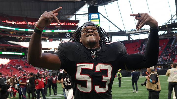 Atlanta Falcons linebacker Kendal Daniels Atlanta Falcons linebacker Kendal Daniels