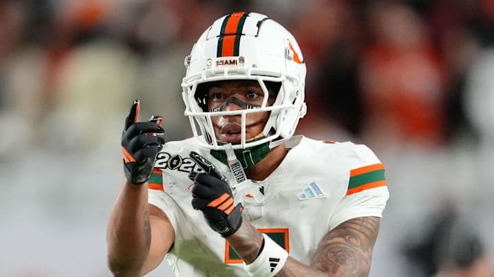 Miami Hurricanes wide receiver CJ Daniels.