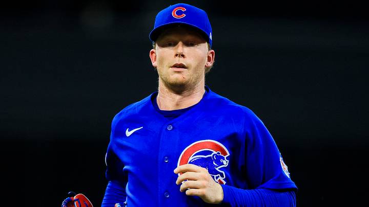 Sep 19, 2026; Cincinnati, Ohio, USA; Chicago Cubs outfielder Pete Crow-Armstrong (4) runs off the field in between innings against the Cincinnati Reds at Great American Ball Park. Mandatory Credit: Katie Stratman-Imagn Images