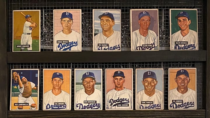 1951 Bowman Brooklyn Dodgers team set