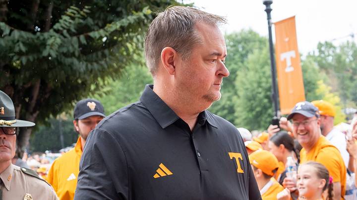 Tennessee coach Josh Heupel high fives fans during a modified Vol Walk before Tennessee’s game against Furman on Sept. 5, 2026. Tennessee coach Josh Heupel high fives fans during a modified Vol Walk before Tennessee’s game against Furman on Sept. 5, 2026.