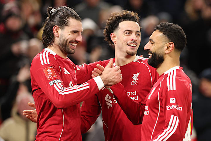 Dominik Szoboszlai, Curtis Jones, Mohamed Salah