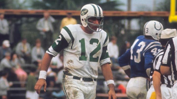 Former New York Jets quarterback Joe Namath