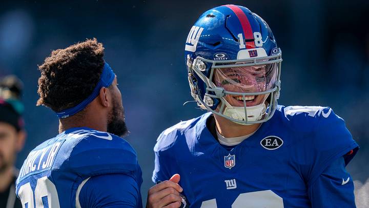 New York Giants quarterback J.J. McCarthy