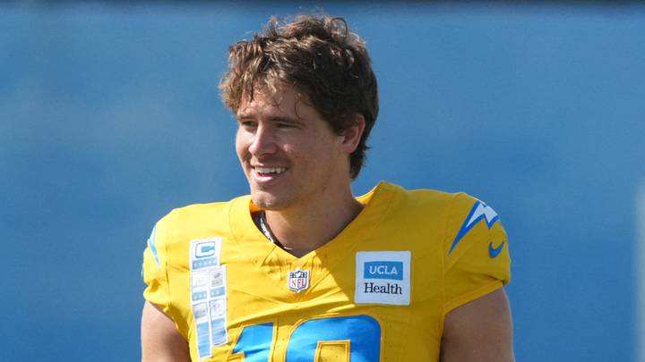 Aug 18, 2026; El Segundo, CA, USA; Los Angeles Chargers quarterback Justin Herbert (10) reacts during joint practice against the San Francisco 49ers at The Bolt. Mandatory Credit: Kirby Lee-Imagn Images Aug 18, 2026; El Segundo, CA, USA; Los Angeles Chargers quarterback Justin Herbert (10) reacts during joint practice against the San Francisco 49ers at The Bolt. Mandatory Credit: Kirby Lee-Imagn Images