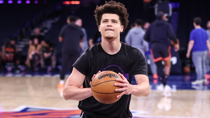 Dec 5, 2025; New York, New York, USA; Utah Jazz guard Walter Clayton Jr. (13) warms up prior to the game against the New York Knicks at Madison Square Garden. Mandatory Credit: Wendell Cruz-Imagn Images Dec 5, 2025; New York, New York, USA; Utah Jazz guard Walter Clayton Jr. (13) warms up prior to the game against the New York Knicks at Madison Square Garden. Mandatory Credit: Wendell Cruz-Imagn Images