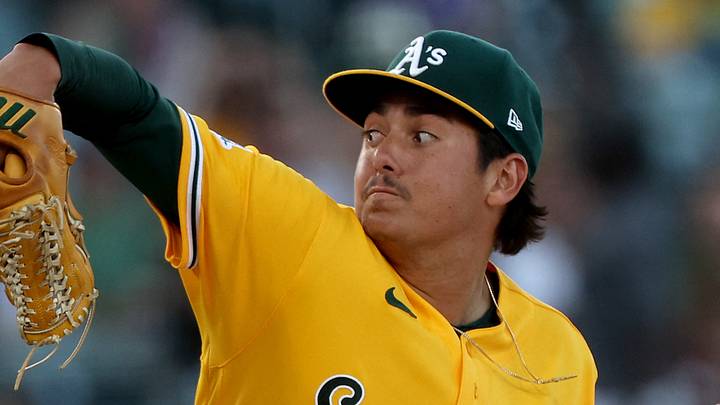 Sep 12, 2026; West Sacramento, California, USA; Athletics starting pitcher Gage Jump (61) throws a pitch against the Seattle Mariners during the first inning at Sutter Health Park. Mandatory Credit: Dennis Lee-Imagn Images Sep 12, 2026; West Sacramento, California, USA; Athletics starting pitcher Gage Jump (61) throws a pitch against the Seattle Mariners during the first inning at Sutter Health Park. Mandatory Credit: Dennis Lee-Imagn Images