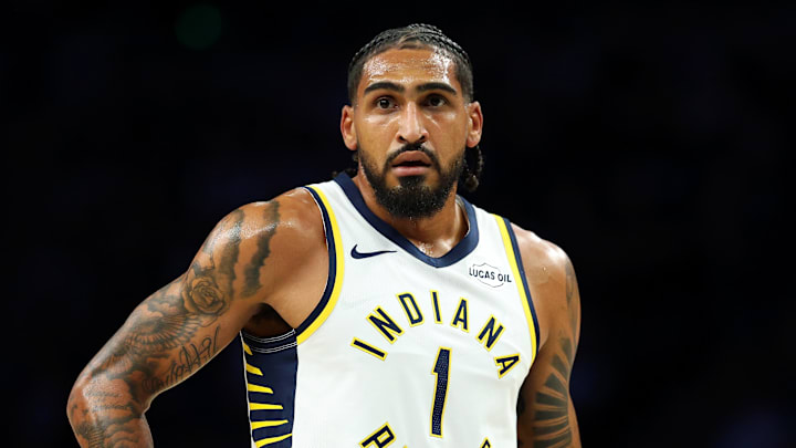 Indiana Pacers forward Obi Toppin (1) during a game against the Minnesota Timberwolves.