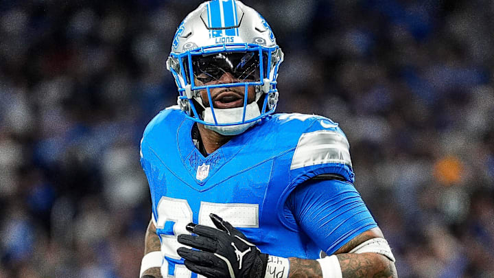 Detroit Lions safety Jamal Adams (25). Detroit Lions safety Jamal Adams (25).