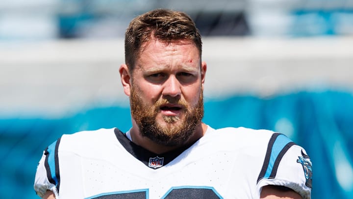 Carolina Panthers offensive lineman Brady Christensen